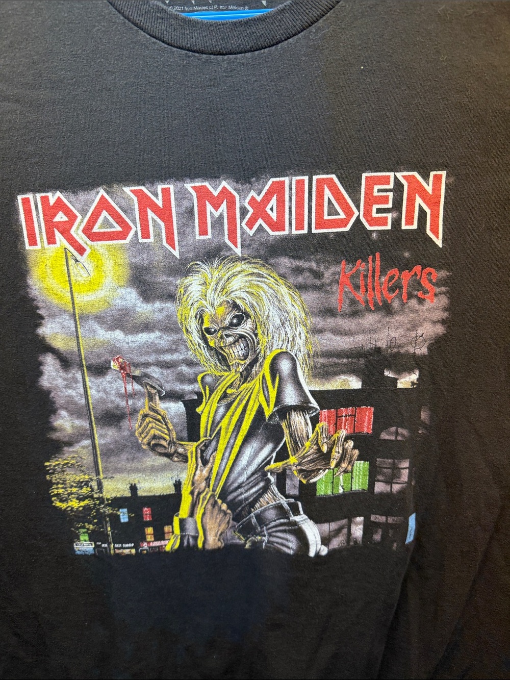 Iron Maiden 'Killers' Black Long Sleeve Band Tee 2021 - Picture 2 of 5